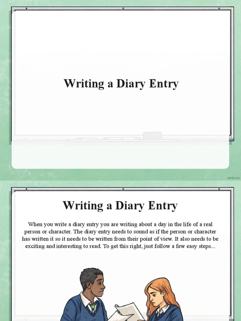 Diary Writing Powerpoint PDF