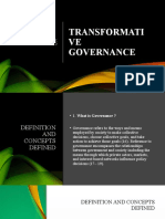 Transformative Governance Approaches