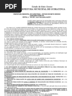 EDITAL PM GUIRATINGA