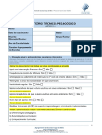 MODELO Relatório Técnico Pedagógico RTP