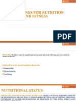 Essential Guidelines for Nutrition, Fitness and Health