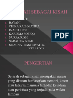 Sejarah Sebagai Kisah