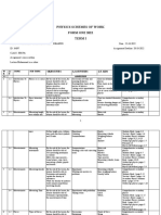 Physics Scheme Form 1 2020 Schemes of Work