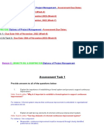 SELC-Module C-Assessment Guidelines - Term-4, 2022-Diploma of Project Management