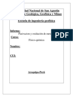 Pasivacion y Oxidacion de Metales