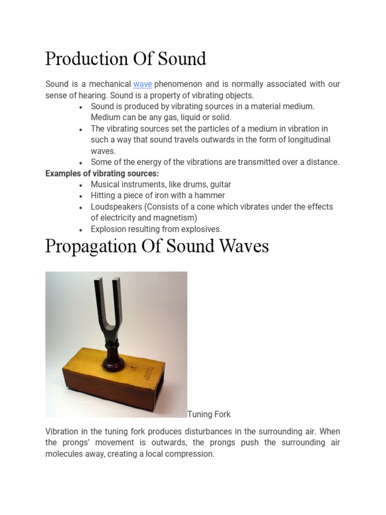 Sound | PDF | Sound | Ultrasound