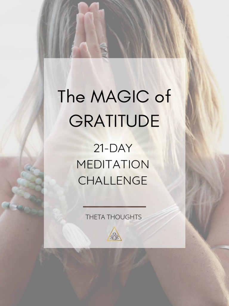 The Magic Of Gratitude Pdf Gratitude Sleep