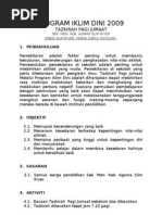 Kertas Kerja Iklim Dini