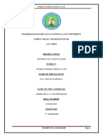 2018LLB003 - Sem 5 - P.I.L - Research Paper - Monism Vis-S-Vis Dualism