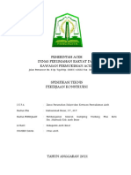 KAK Dan Spek DrainaseGp. Teubang Phui Baro Kec. Montasik Kab. Aceh Besar