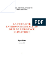 Synthese CPO Fiscalite Environnementale