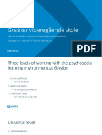 The Psycosocial Environment and Dialouge As Conflict Resolution