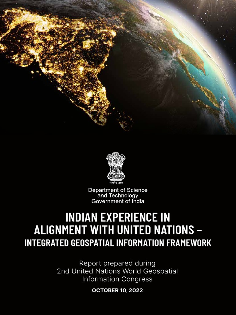 Indian Experience in Alignment With United Nations PDF Geographic