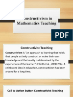 Constructivist Teaching in Mathematics: TMU