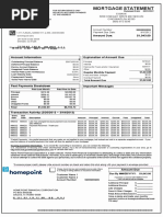PHH Mortgage Monthly Statement Overview | PDF | Mortgages | Bankruptcy