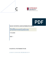 Differentiation Basics for Business Math (BSM