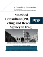 Top Consulting Firms in Iraq