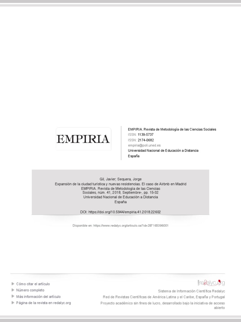 Texto Vivienda y Airbnb Sequera PDF Airbnb Turismo