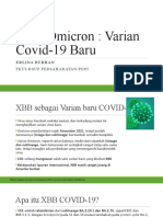 COVID-19 XBB Variant Indonesia