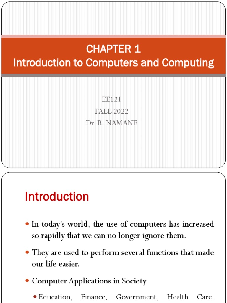 EE121 Chapter1 | PDF | Computer Data Storage | Read Only Memory