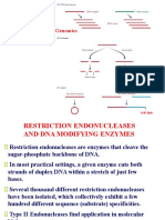 Restriction - Endonucleases For Gene Manipulation - Unit 1 (Portion)