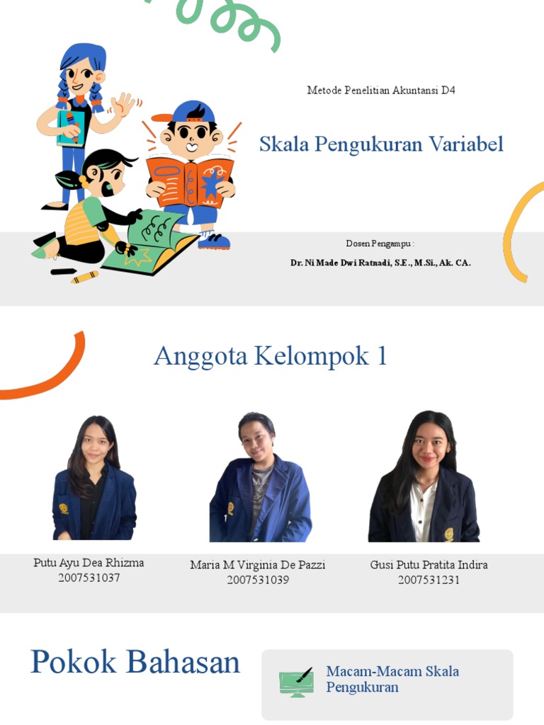 Kelompok 1 - Skala Pengukuran Variabel | PDF
