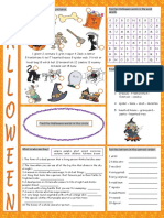 Halloween Vocabulary Exercises Icebreakers Oneonone Activities Reading Comprehens - 34508