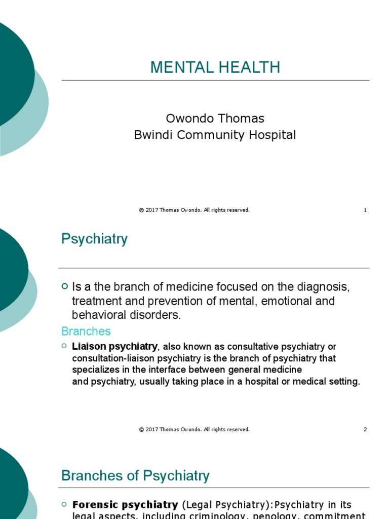 Classification of Mental Disorders | PDF | Mental Disorder | Psychiatry
