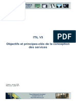 ITIL V3. Objectifs et principes-clés de la conception des services