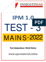 Test - : MAINS-2022