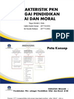 PKN Kelompok 2 Karakteristik PKN Sebagai Pendidikan Nilai Dan Moral