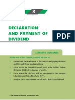 Payment of Dividend