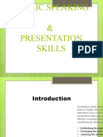 Public Speaking & Presentation Skills