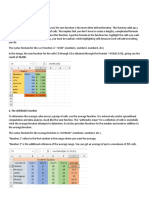 Excel Funtions