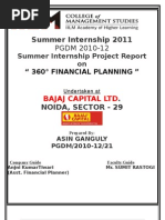 Download 360 Degree Financial Planning Bajaj Capital Ltd by Asin Ganguly SN60350192 doc pdf