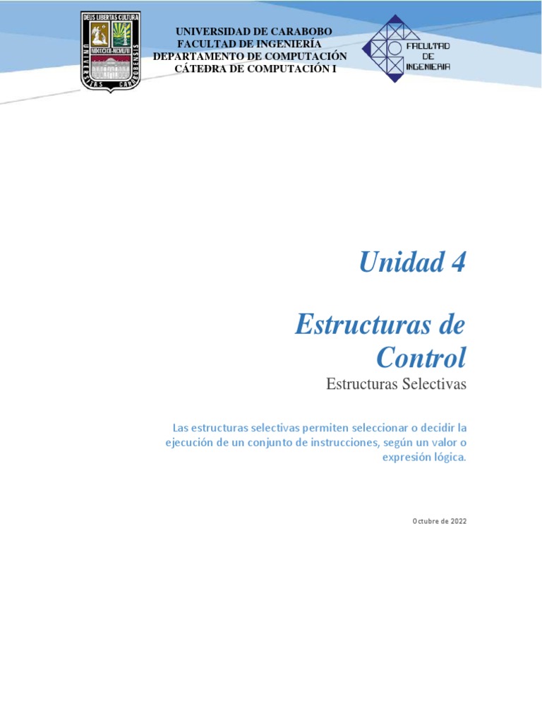 Semana 02-2 U4 Estructuras Selectivas | PDF | Python (lenguaje de ...