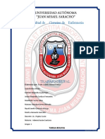 Facultad de Ciencias de Enfermería: Trabajo Grupal