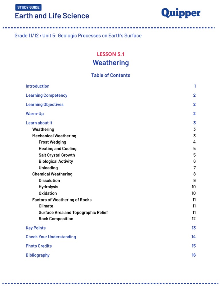 Mru2ywqkl Weathering | PDF | Weathering | Rock (Geology)