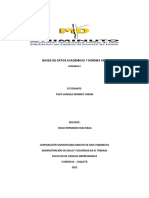 Bases de Datos Académicas y Normas Apa