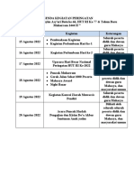 Agenda Kegiatan Peringatan