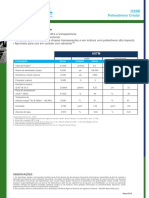 Poliestireno cristal para extrusão e chapas transparentes