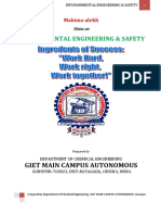 Environmental Engineering and Safety Notes
