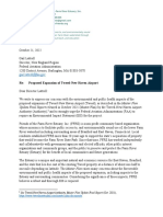 FFRE Tweed Expansion Letter to FAA Oct. 21