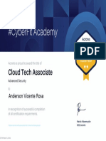 Acronis Cloud Tech Associate Advanced Security - Anderson Vicente Rosa