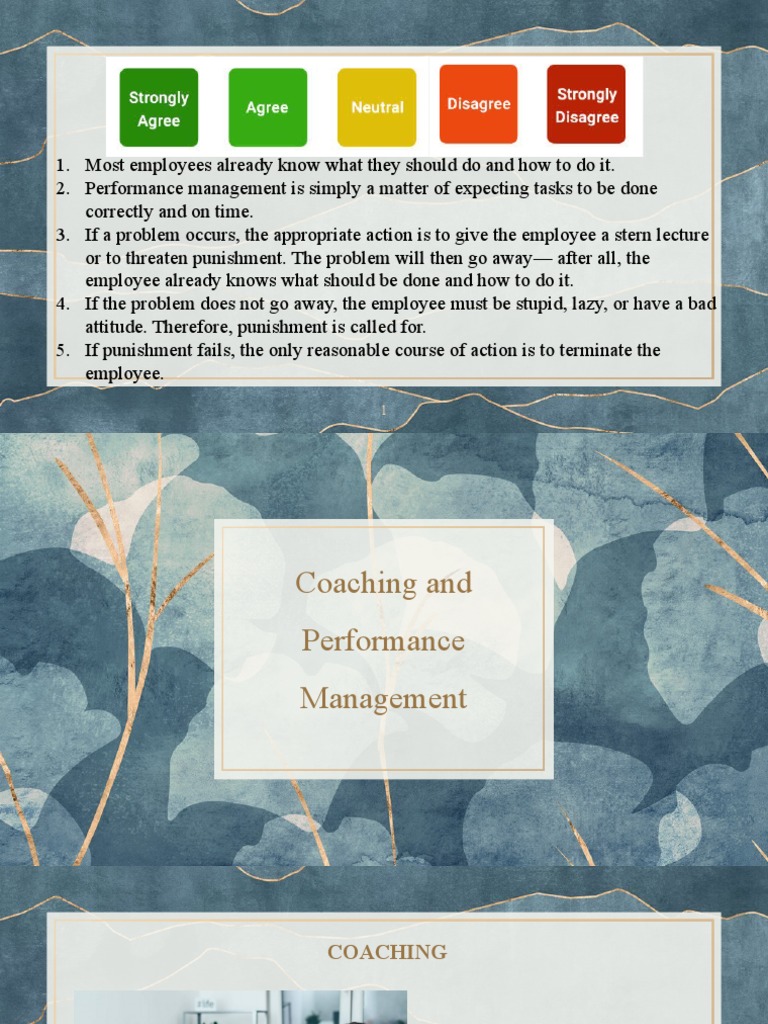 Coaching Performance Management Pdf Human Resource Management