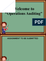 Understanding Operational Auditing