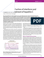 Mechanism of Action of Interferon and Ribavirin in Treatment of Hepatitis C