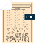 Outubro Matematica Divisão