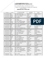 JADWAL MUAZIN BILAL KHOTIB Dan IMAM