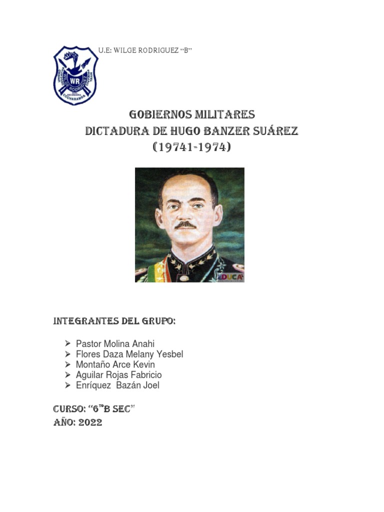 Actos Administrativos de Hugo Banzer | PDF | Gobierno